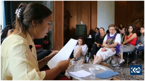 شابة ايزيدية تنال جائزة المانية عن 